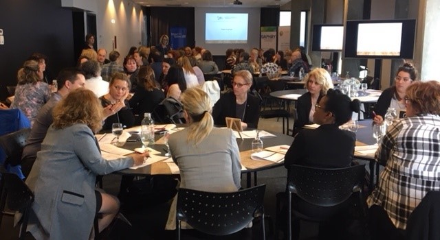 Groupe de travail lors de notre journée sur la mobilité pour tous