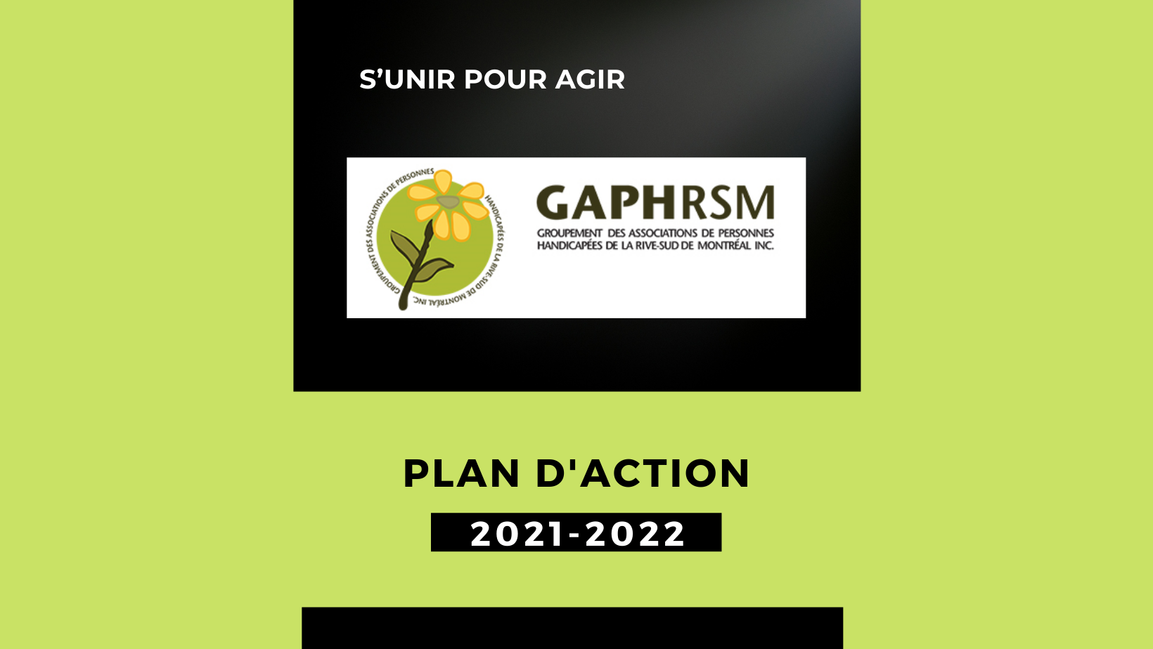 Lire la suite à propos de l’article PLAN D’ACTION 2021-2022